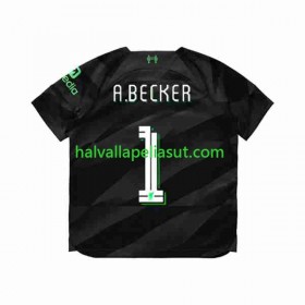 Jalkapallo Pelipaidat/Peliasut Liverpool A.Becker 1 Maalivahti Vieraspaita 2023-2024 Lyhythihainen